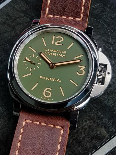 panerai luminor marina green